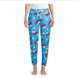 PEANUTS LADIES SLEEP JOGGERS WITH POCKETS POOL DAY 3X
